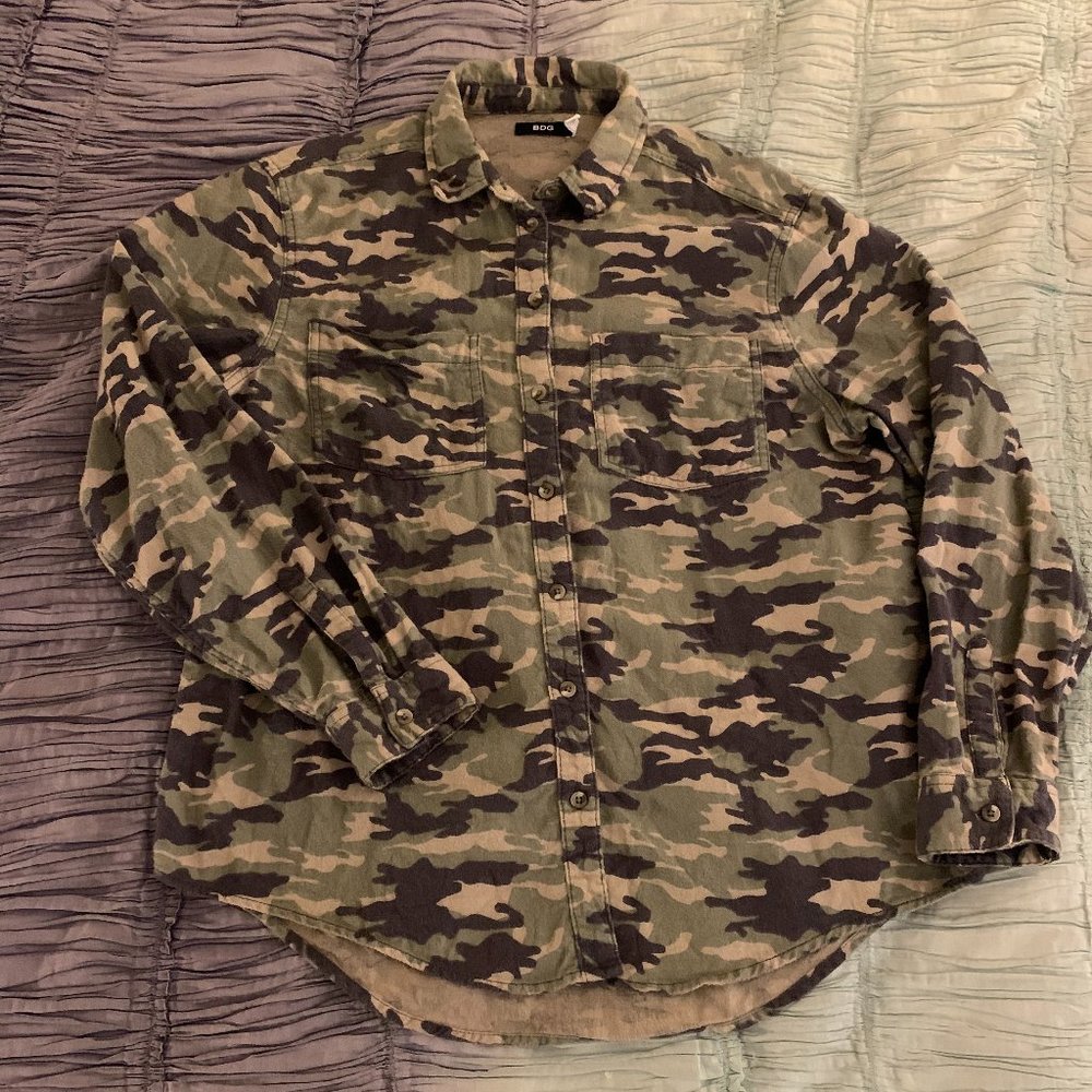 BDG Camo Flannel